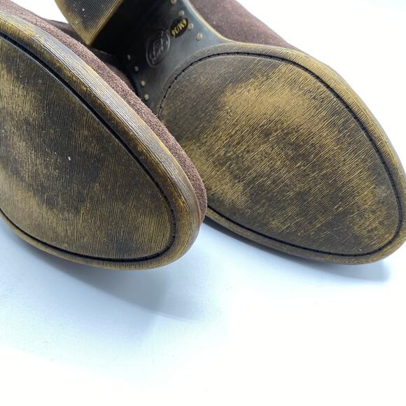 Lucky Brand Benissa Brown Suede Booties Size‎ 6 - Picture 6 of 9